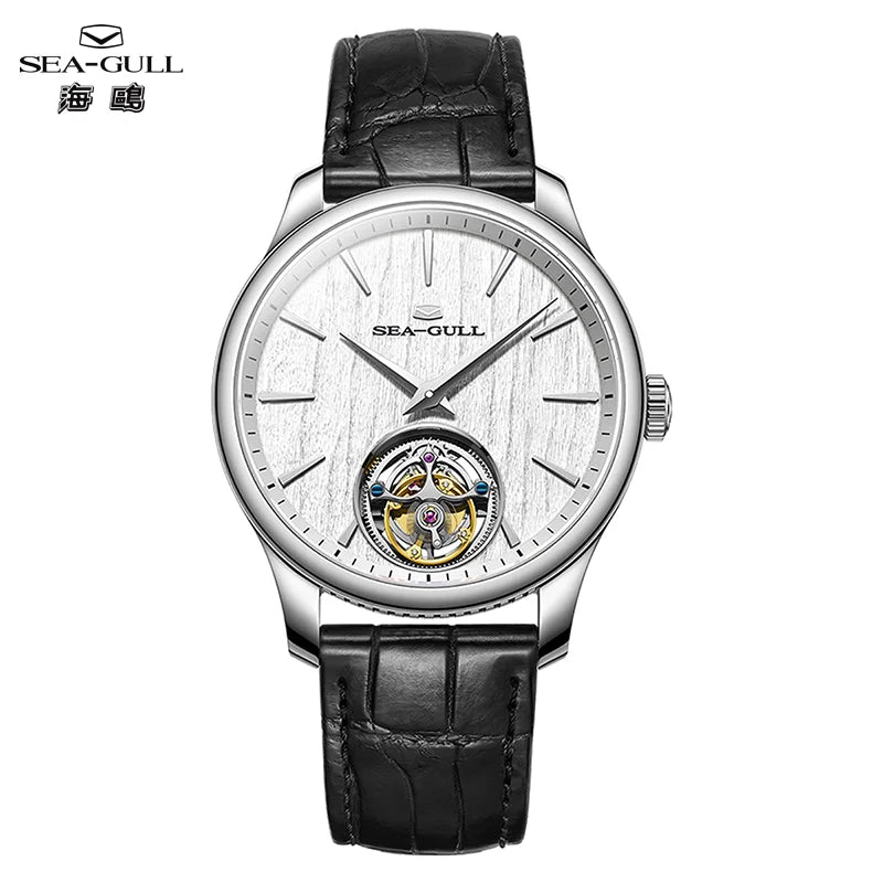 Seagull 70th Anniversary Edition Luxury Ultra Thin Tourbillon Men Automatic Mechanical Watch Free-Sprung Movement Top Clock 8850