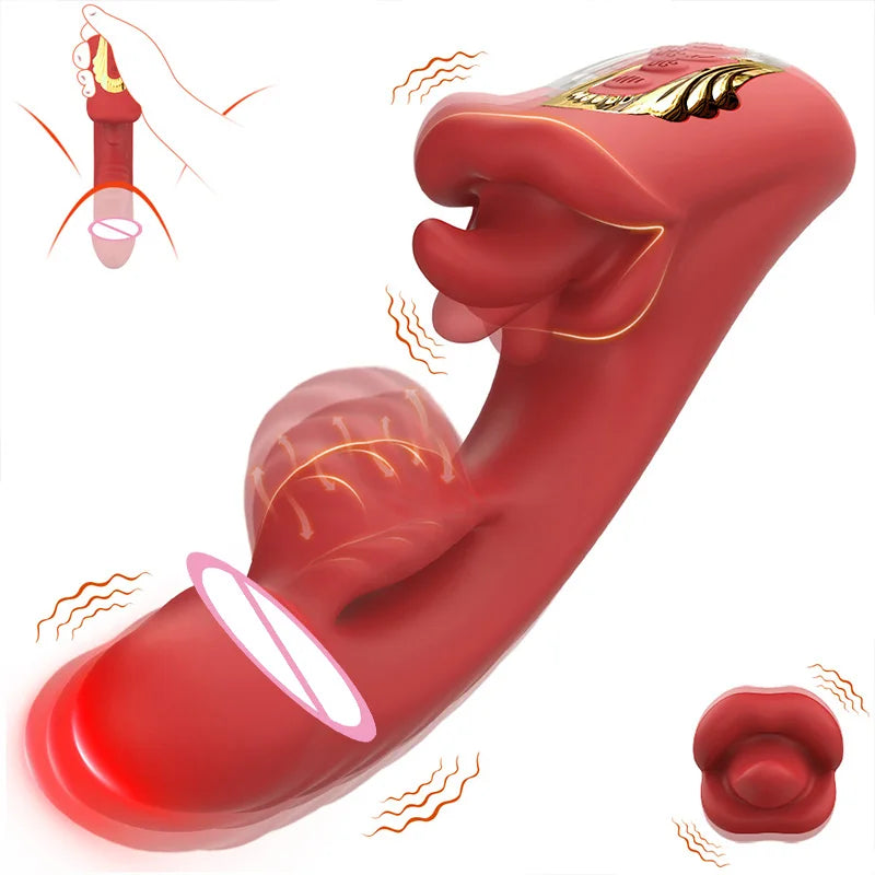 Women's Vibrating Dildo & Clitoris Stimulator