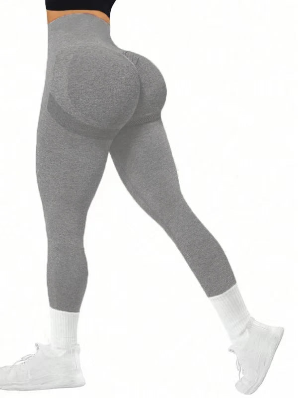 Women's High Waist Seamless Yoga Capri Pants Leggings