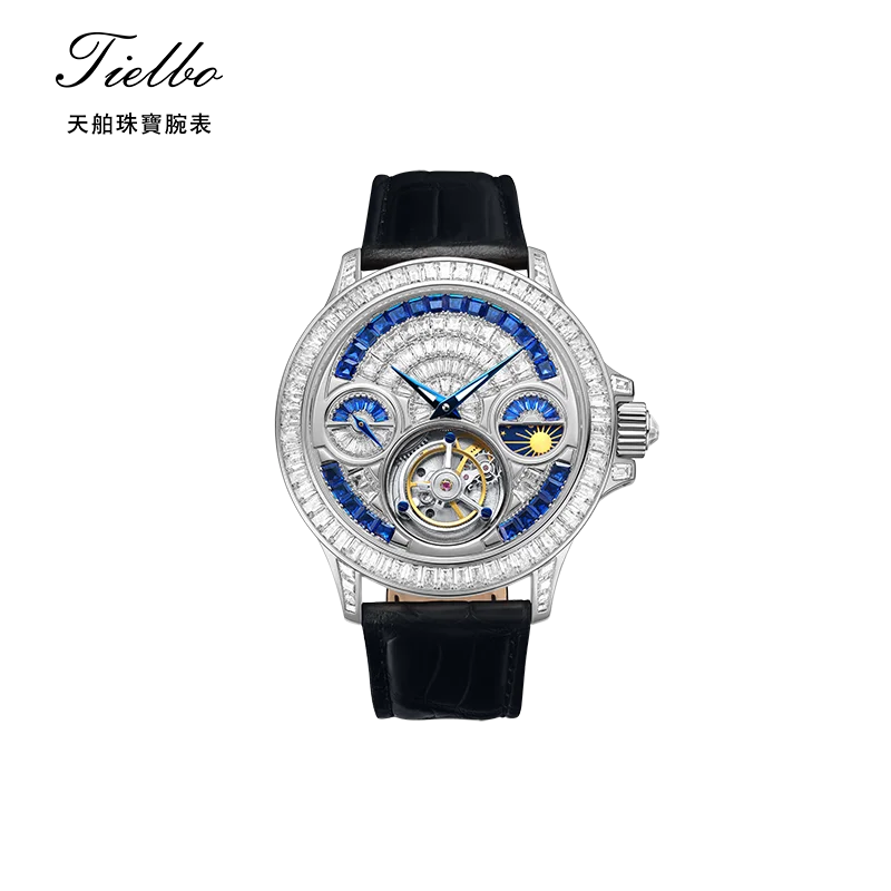 Tourbillon Fully Automatic Mechanical Watch Waterproof Watch