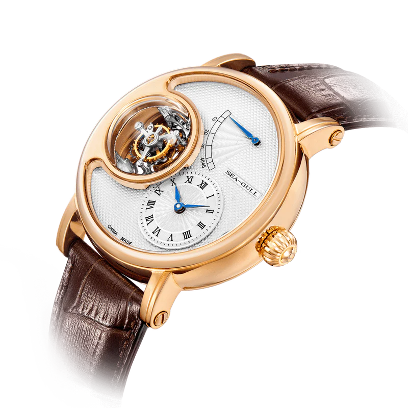Sea-Gull ST8520G Tourbillon Watch angled side view