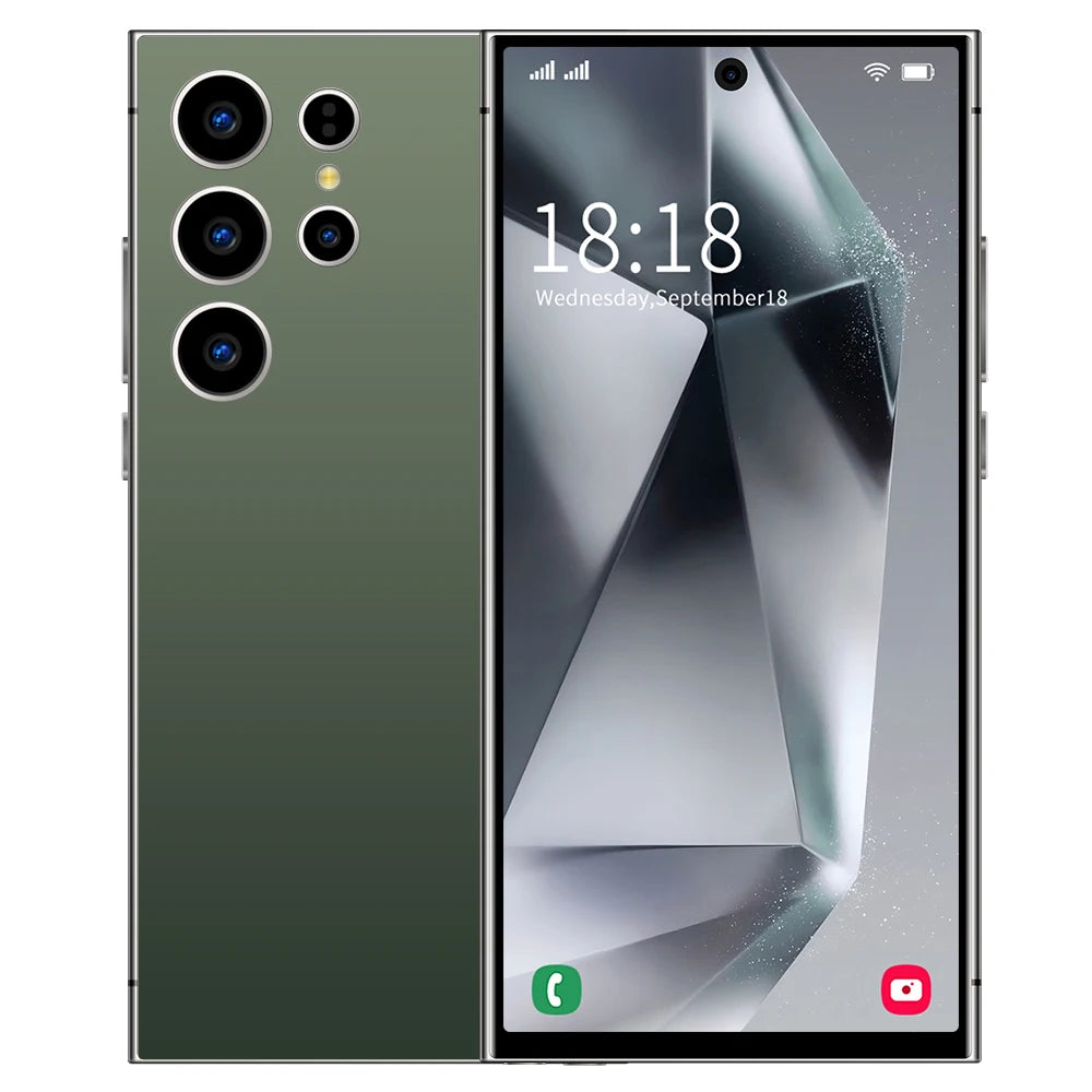 S26 Ultra Smart Phone 7.3" HD 7800mAh Dual SIM