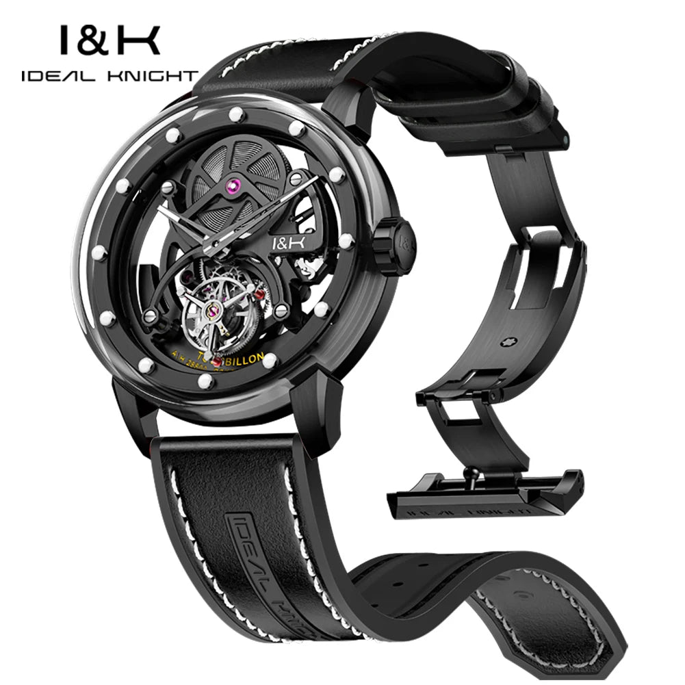 Tourbillon Skeleton Automatic Watch Quality Luminous Casual