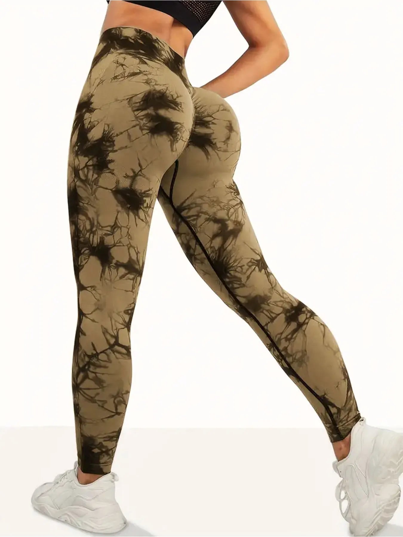 Women's Seamless Tie-Dye High Waist Yoga Leggings