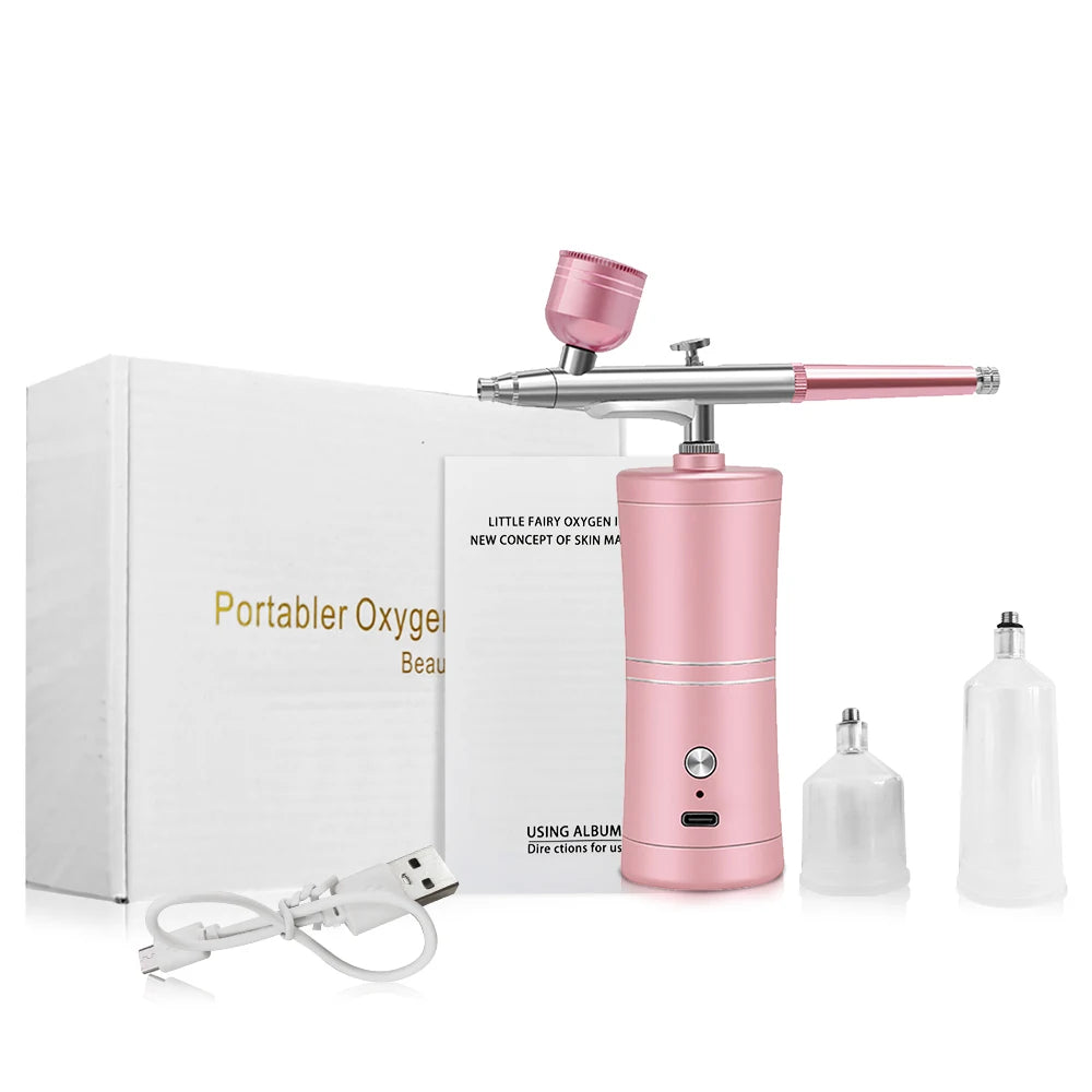 Wireless Mini Airbrush Kit with Compressor – Portable