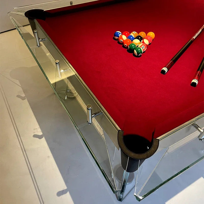 Customizable Black 8-Ball Snooker Pool Table – Full Set