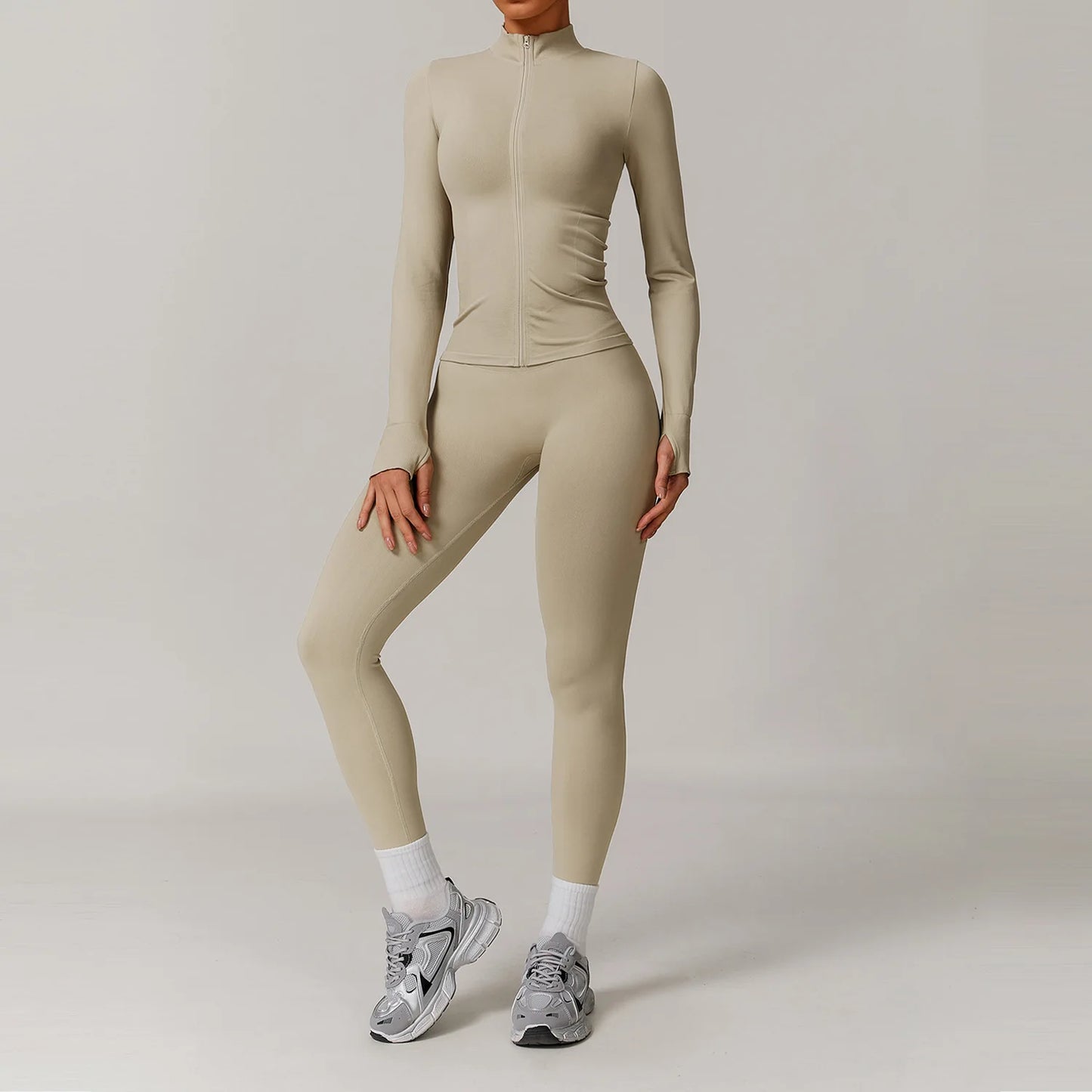 Women's Seamless Yoga Set – 2/3 Piece Gym Suit