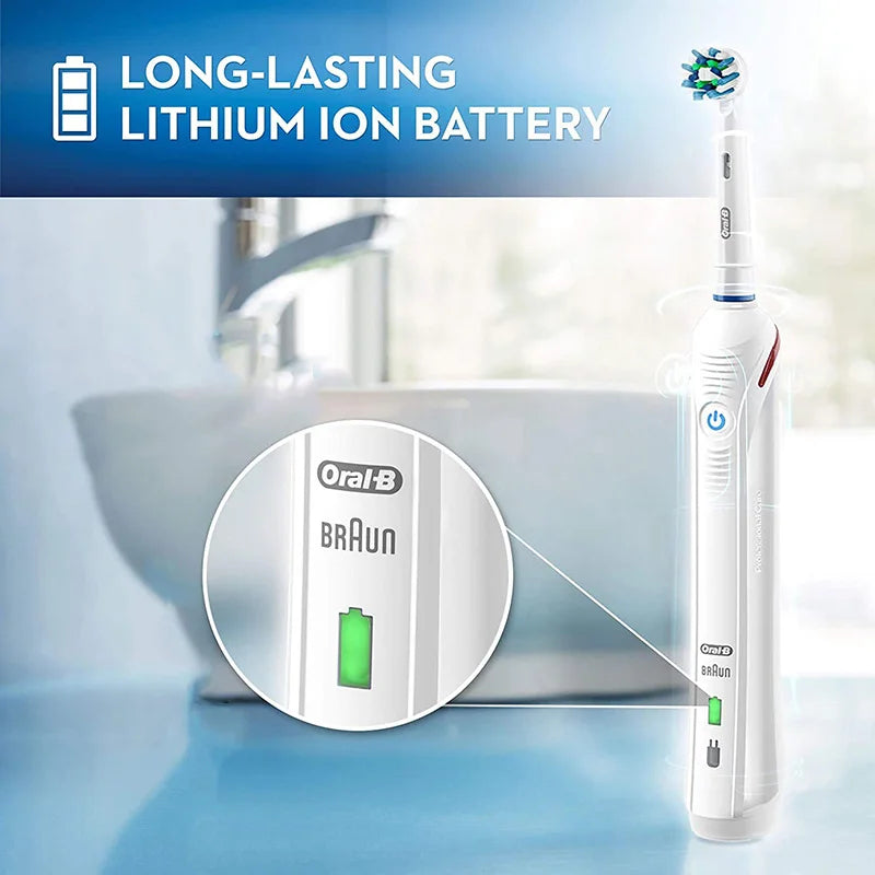 Oral-B Pro 4000 Electric Toothbrush 3D Action 4 Modes
