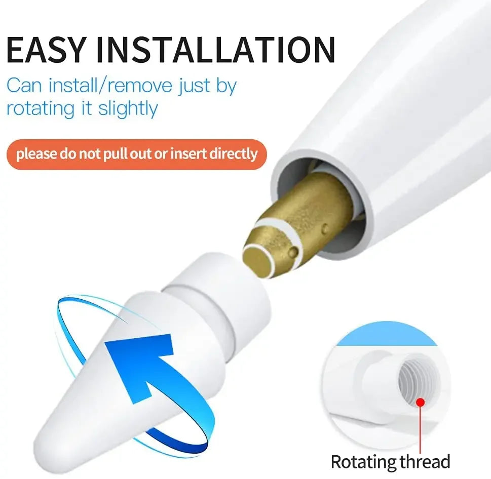 Apple Pencil Replacement Tips 1st & 2nd Gen iPad Pro Nibs