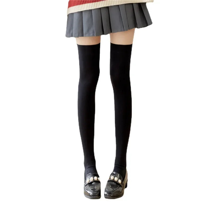 Ultrathin Silk Nylon Stockings – Over Knee Thigh High Casual