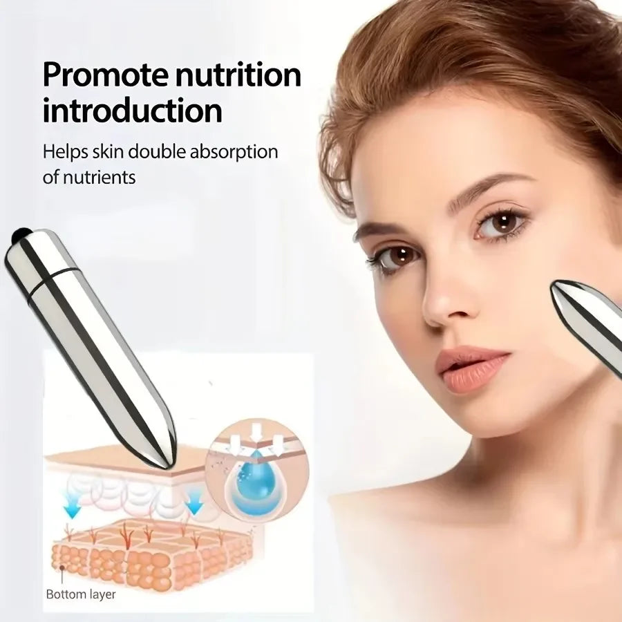 1pc Mini Vibrating Massager Facial And Eye Massage Treatment
