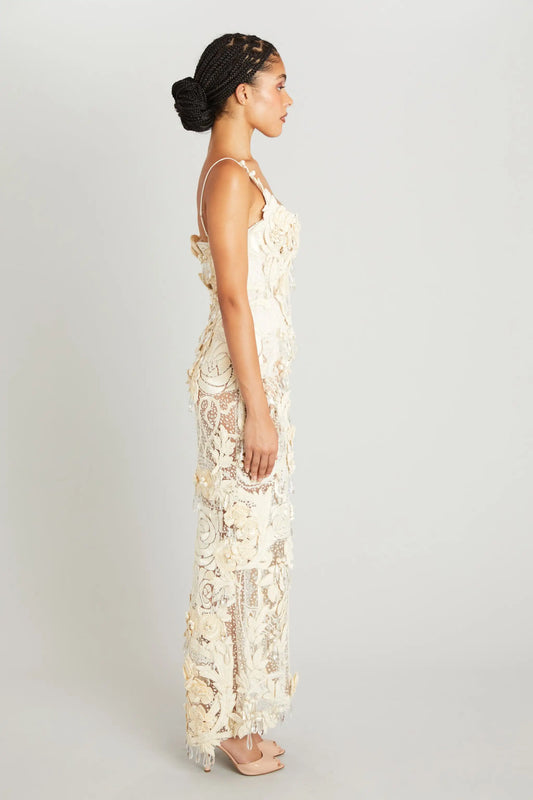 Wiederhoeft Designer Handmade Long Dress | High Quality Fashion