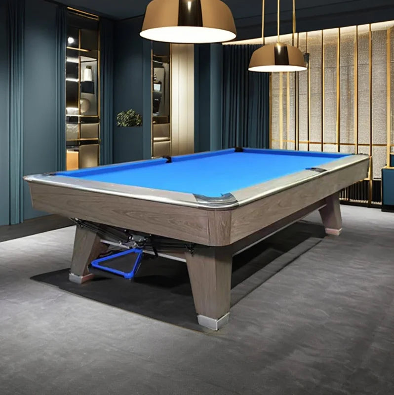 9-Foot Slate Pool Table Commercial Auto Ball Return 9-Ball