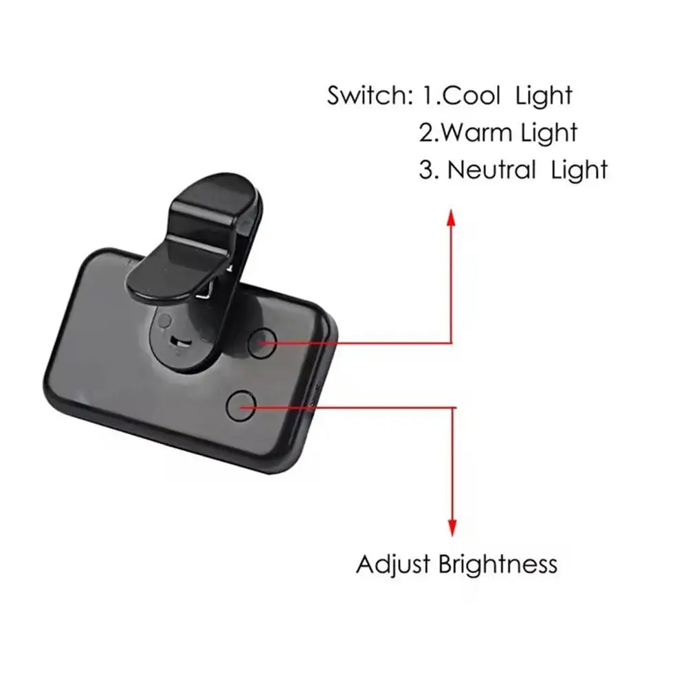 Pocket LED Selfie Ring Light Clip for Phone Laptop Photo