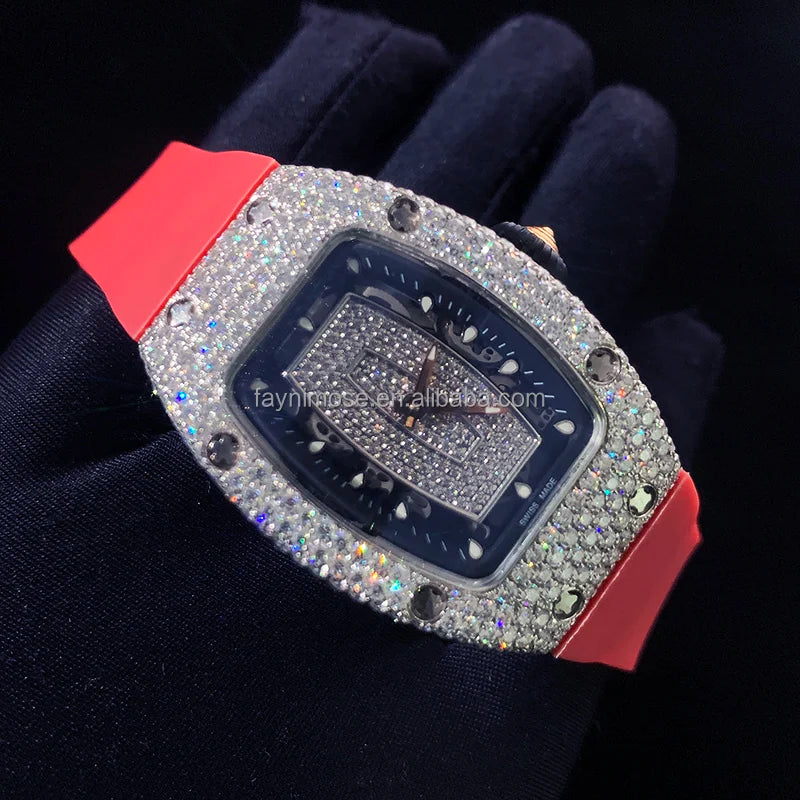 Men's VVS Moissanite Diamond Mechanical Watch