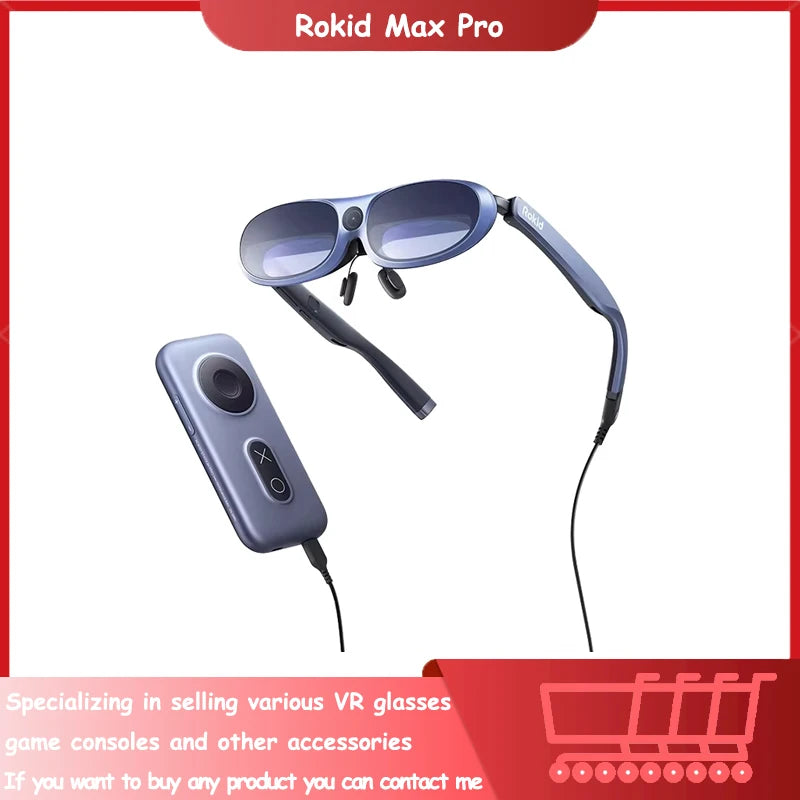 Rokid Max Pro 2024 New Smart Ar Glasses Studio Ar Pro Space Computer Supports Development Max Pro+Station Pro - Teglex