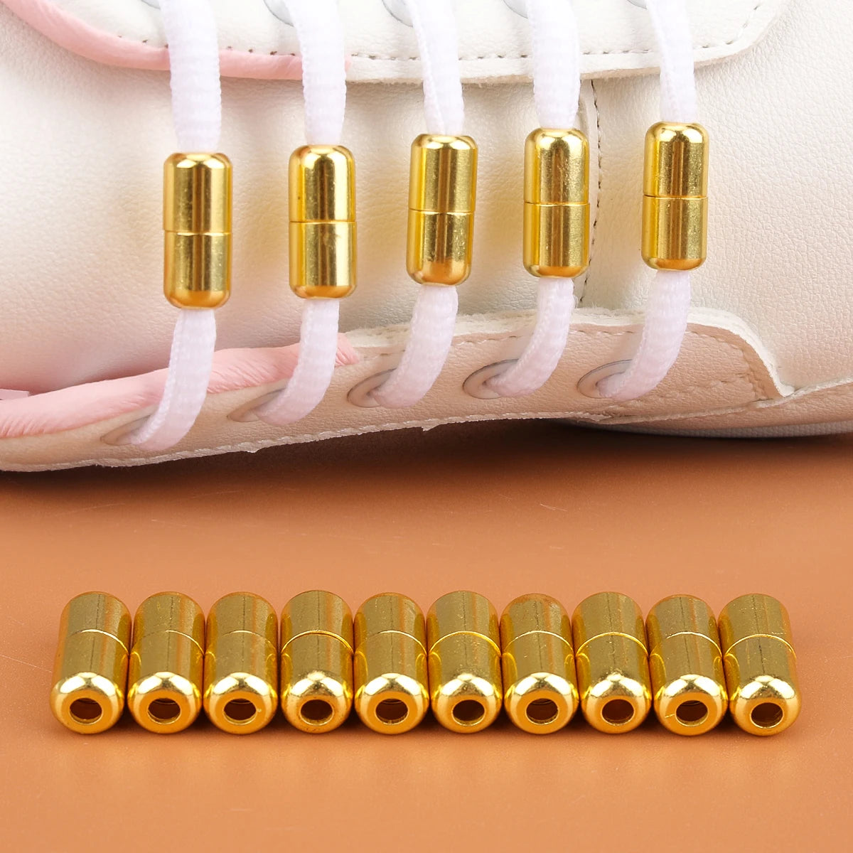 Aluminum No-Tie Shoelace Buckle Lock for Kids & Adults
