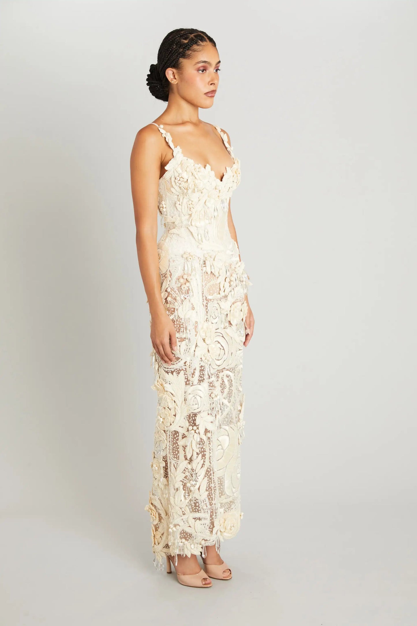 Wiederhoeft Designer Handmade Long Dress | High Quality Fashion