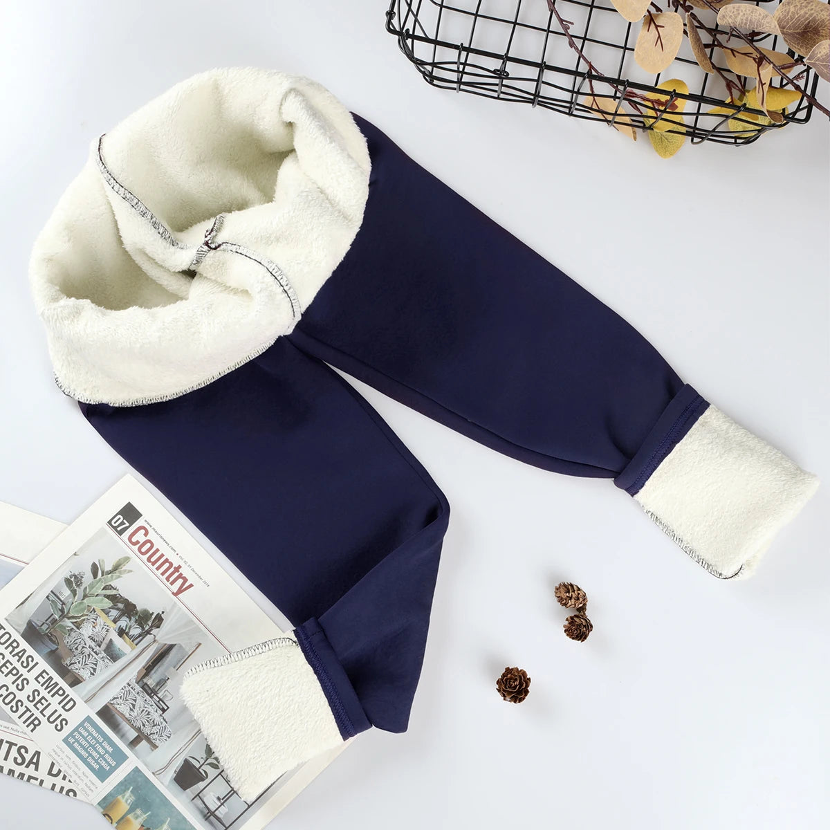 Women Velvet High Waist Thick Warm Winter Casual Leggings