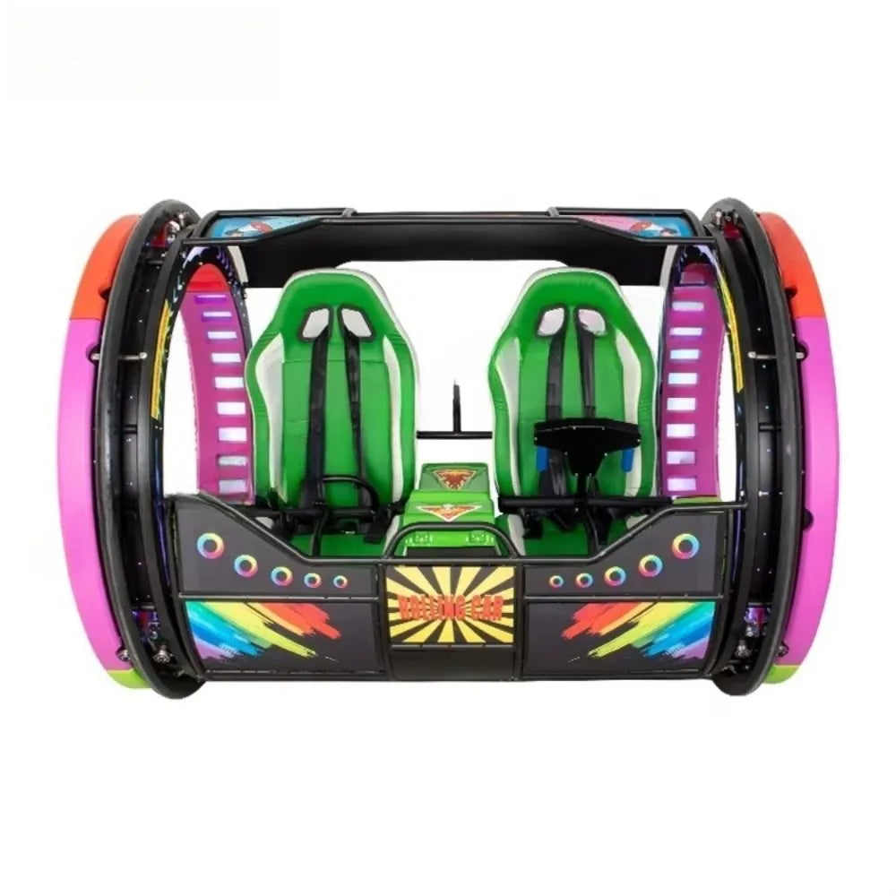 360° Remote Control Electric Rolling 2 Seats Coin Operate Swing