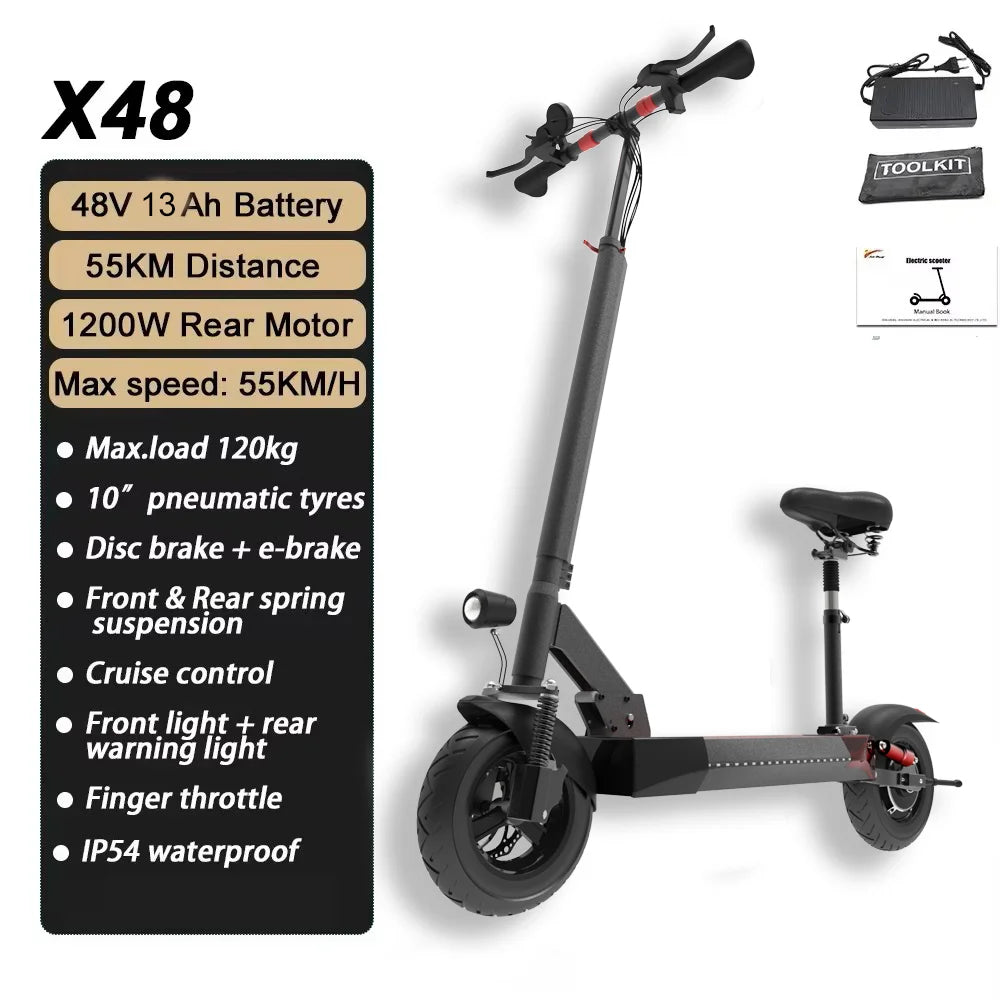 6000W Dual Motor Off-Road E-Scooter 30AH 85KM/H