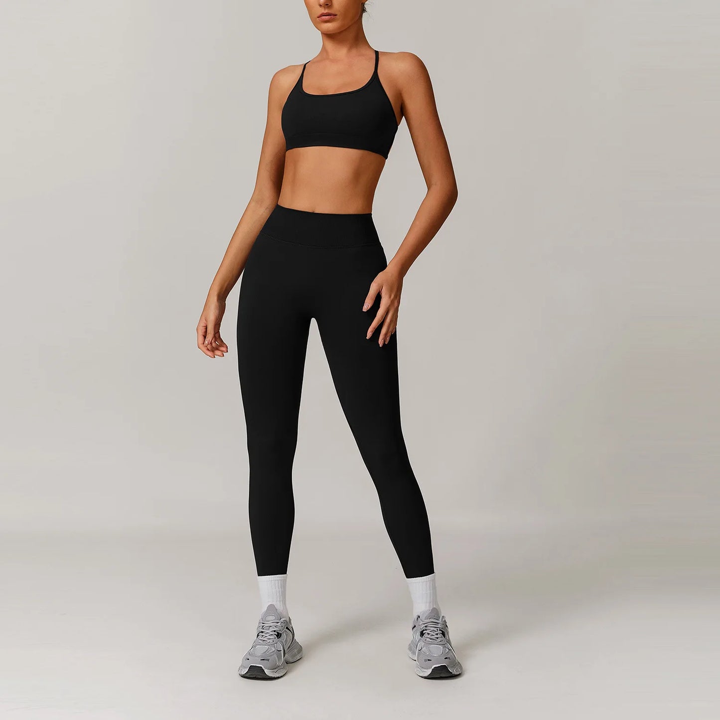 Women's Seamless Yoga Set – 2/3 Piece Gym Suit