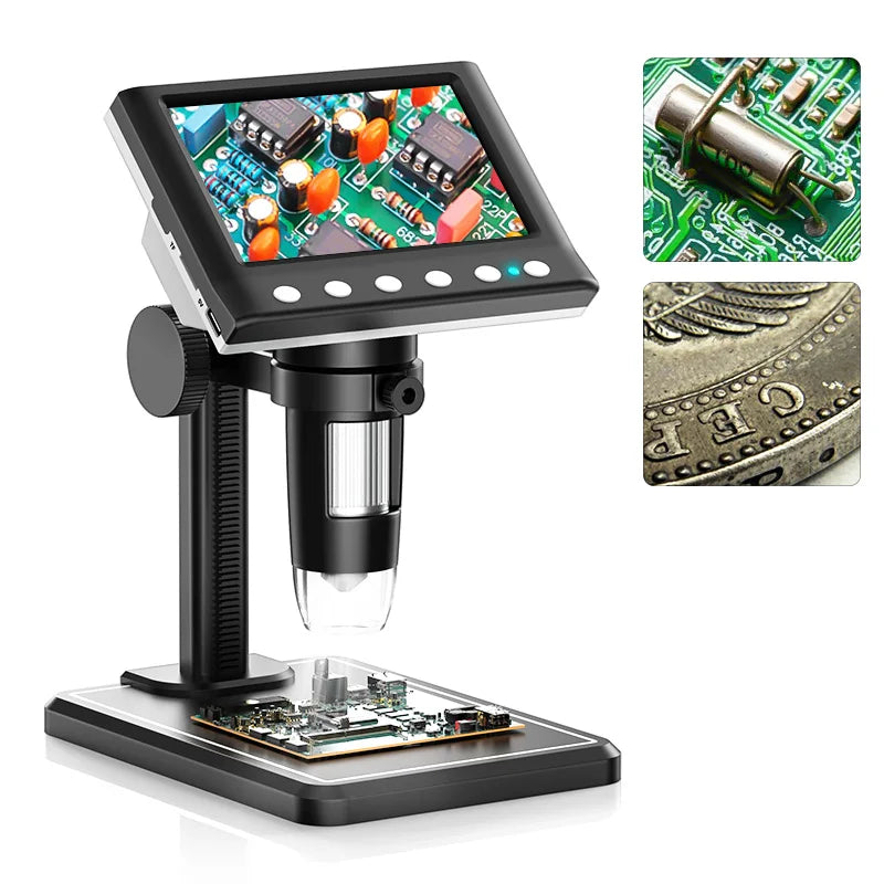 DM7 4.3" 1000X 1080P Digital Coin Microscope
