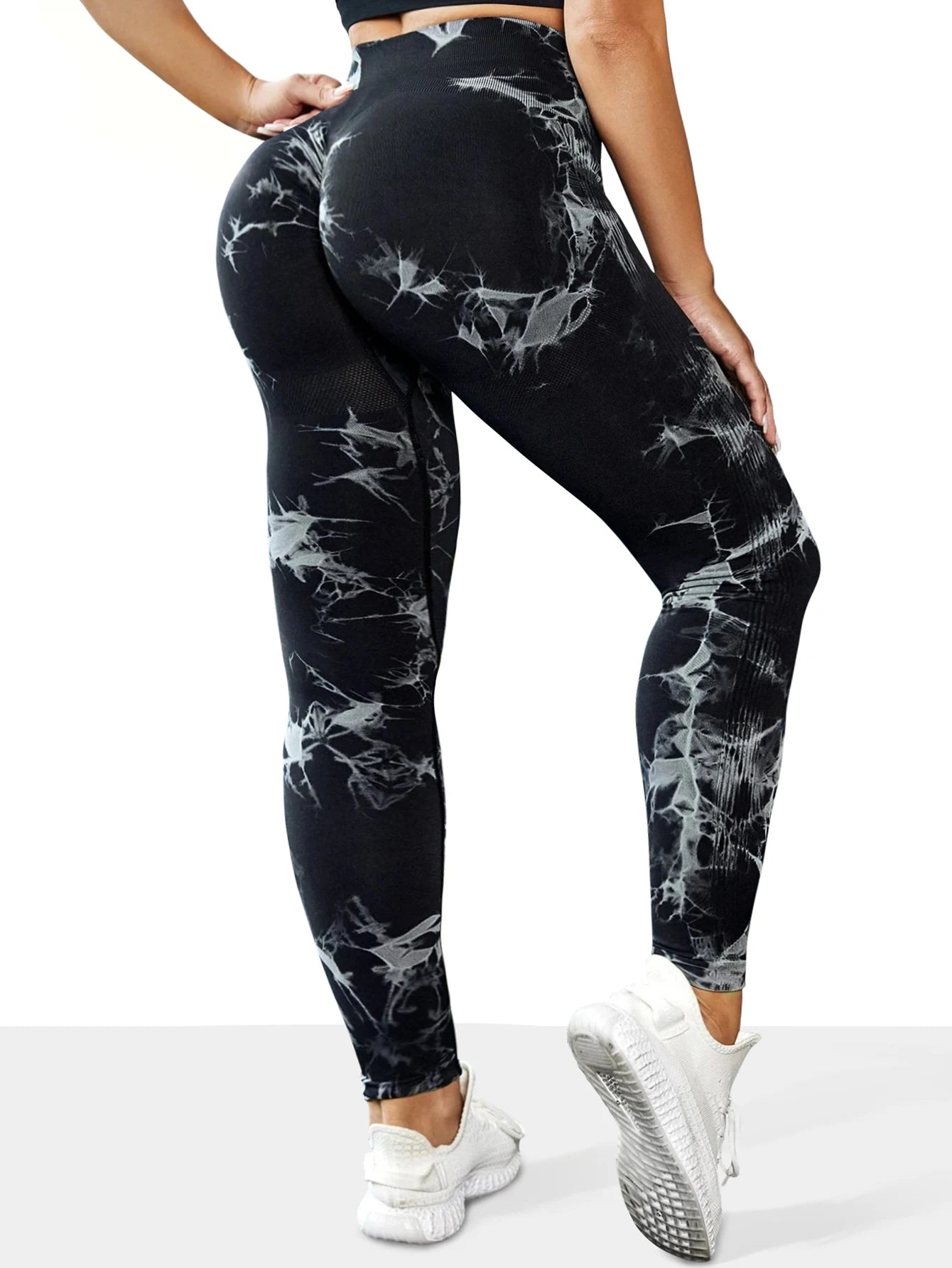 Women's Seamless Tie-Dye High Waist Yoga Leggings