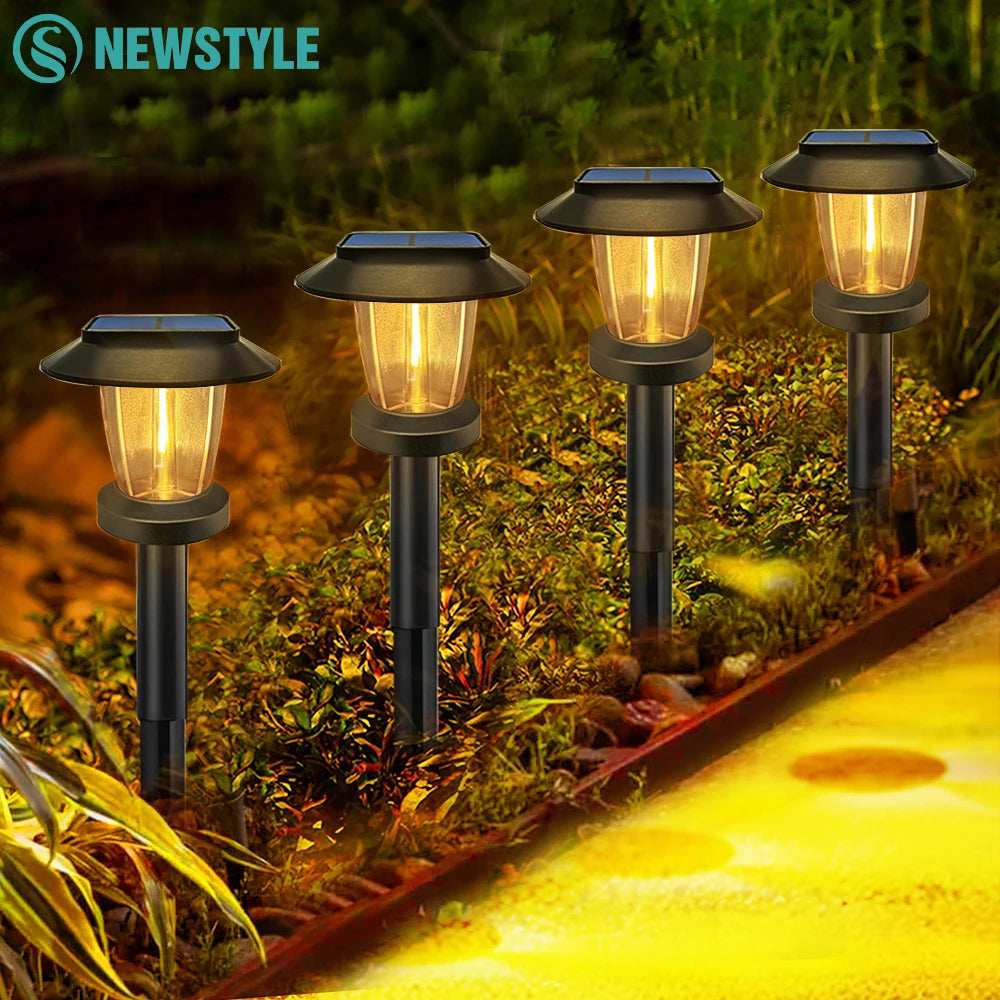 Solar Pathway Lights IP65 Waterproof Garden Path Lamp