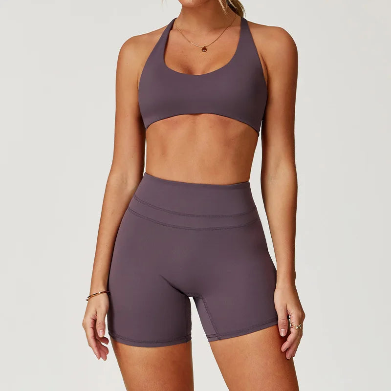 2-Piece Women's Yoga Set – Sports Bra & Leggings