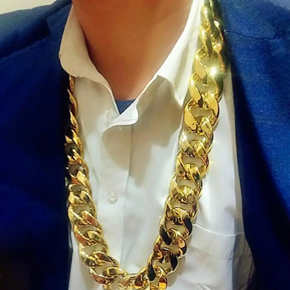 Hip Hop Resin Geometric Choker Necklace for Men
