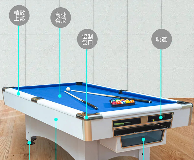 New Design 9FT Modern MDF Billiard Pool Table for Sale2026