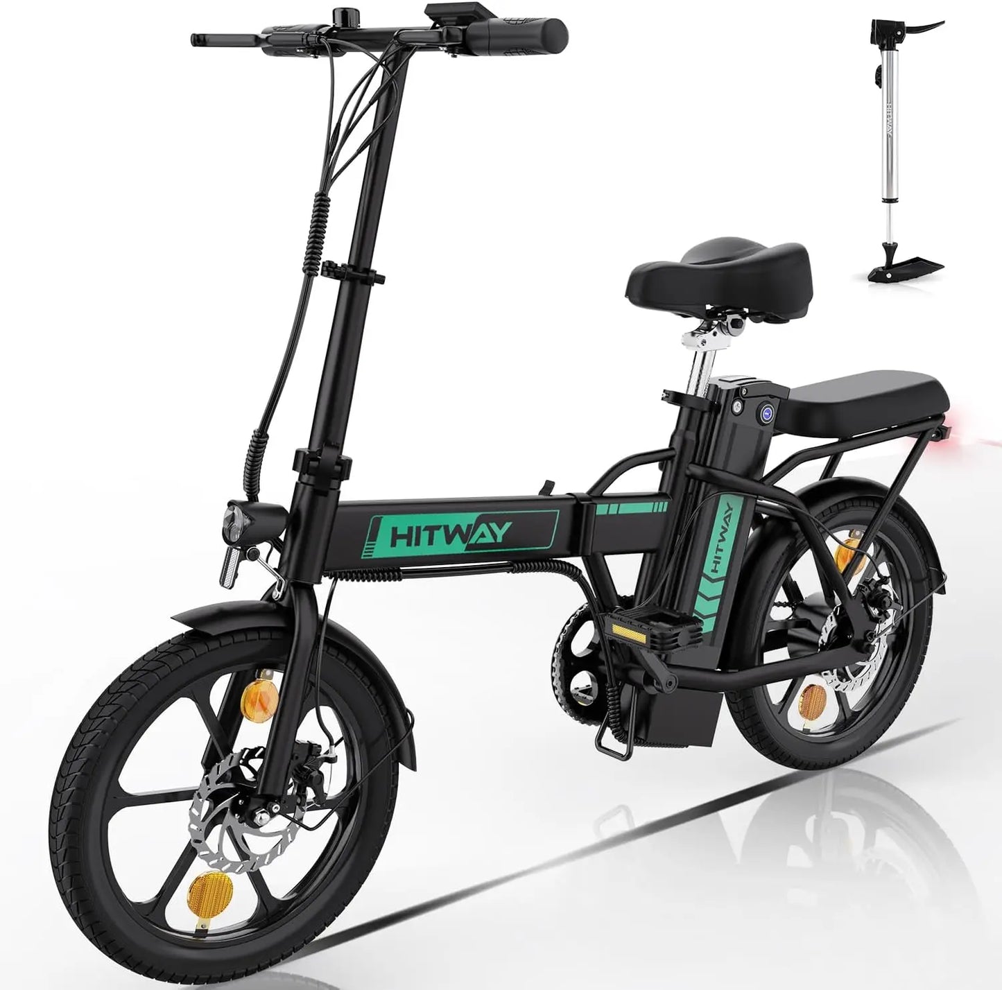 Foldable Electric Bike 36V 10.4Ah For The City Ride - Teglex