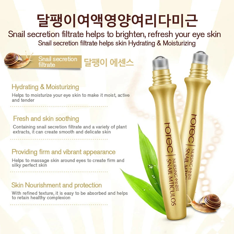 Snail Collagen Face Cream & Eye Serum Anti-Aging