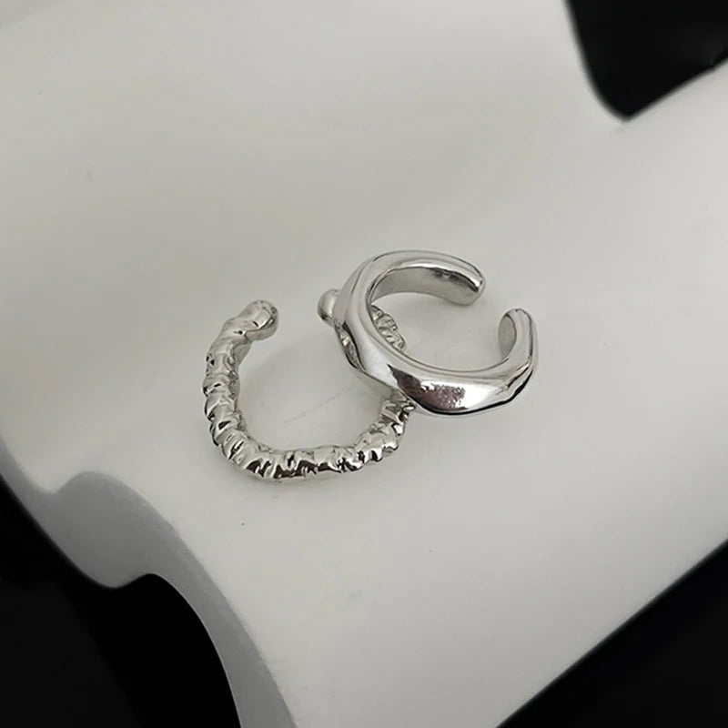Punk Geometric Ear Cuff Non-Piercing Clip Earrings Women