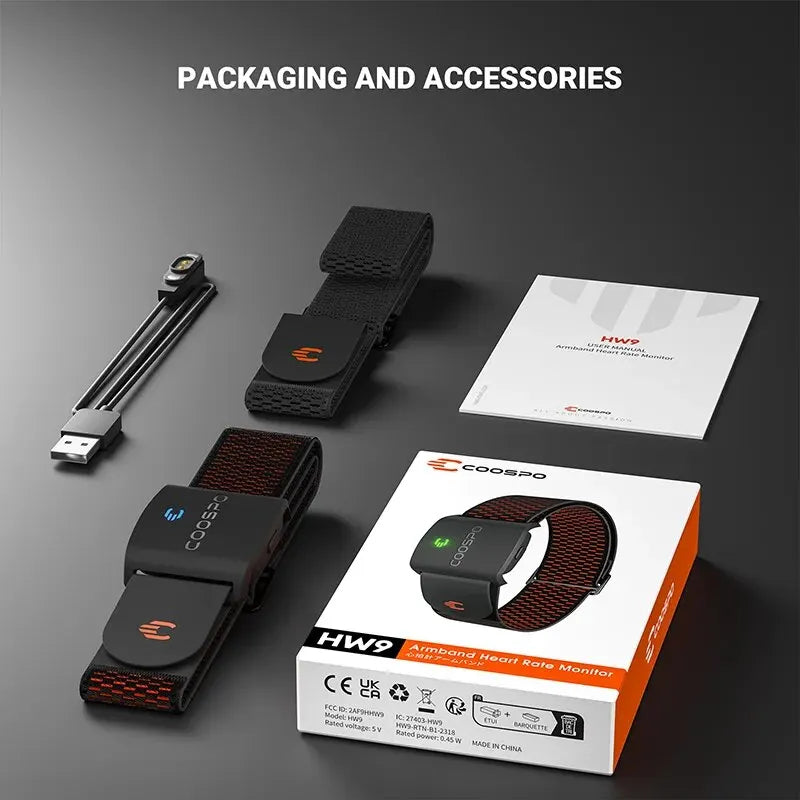 HW9 Armband Heart Rate Monitor BLE ANT+ Cycling
