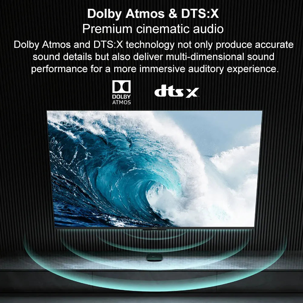Xiaomi Mi TV Box S 4K UHD  Google TV Dolby Vision BT5.2