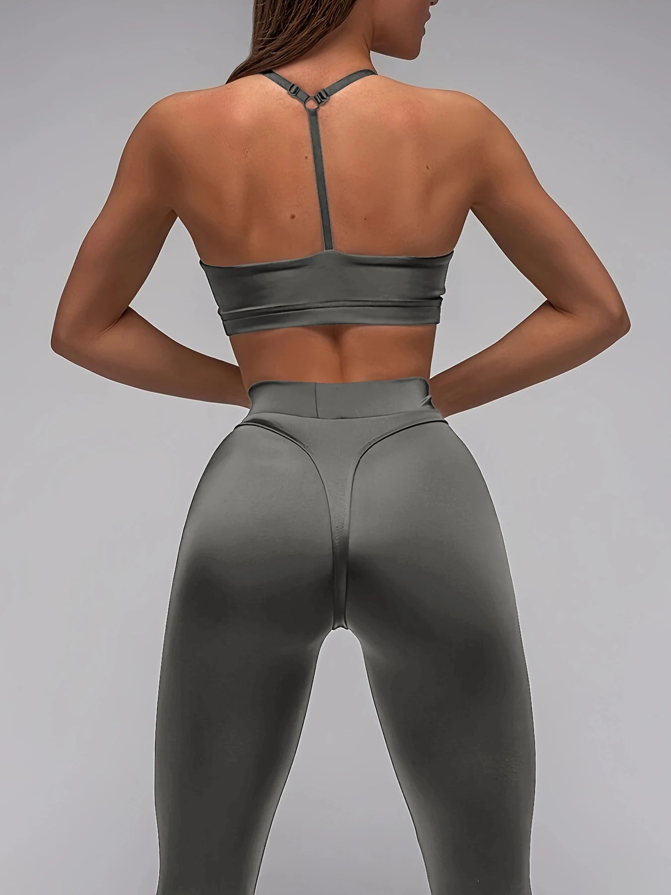 Women's Black High Waist Scrunch Butt Yoga Leggings