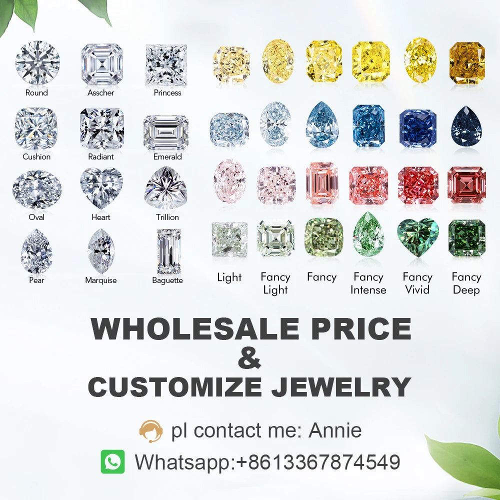 IGI Certified Lab Grown Diamond Emerald Cut 1-5ct Wholesale