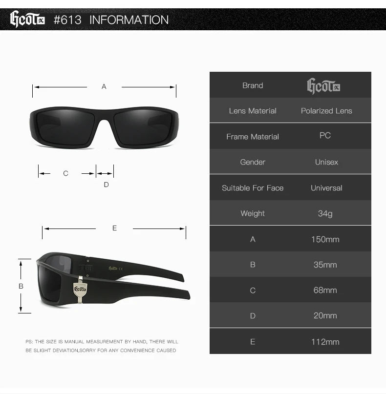 Polarized Sunglasses – Sports Driving Fishing Unisex UV400