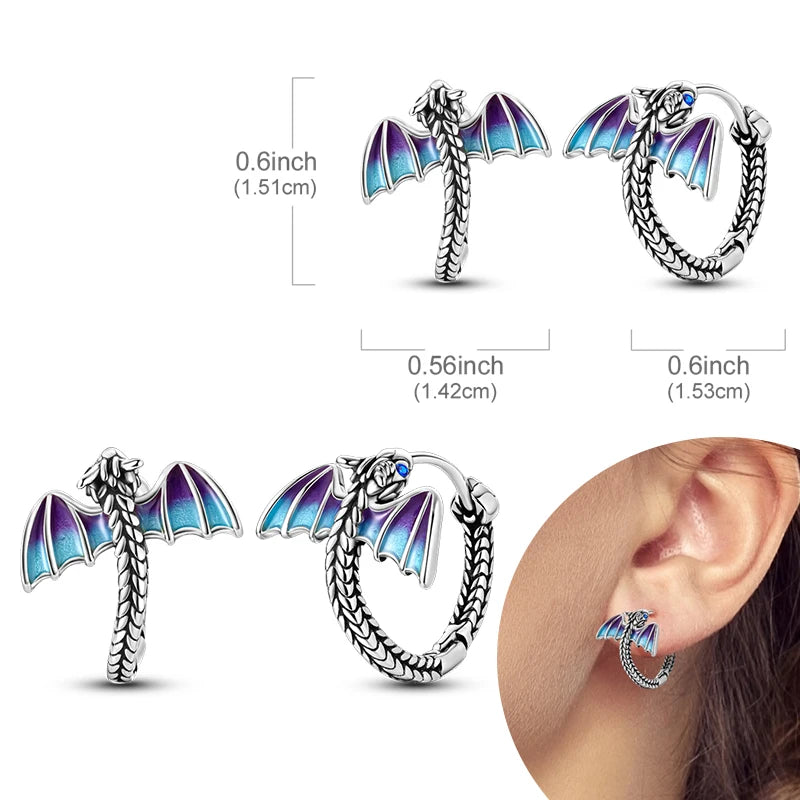 925 Silver Zirconia Hoop Earrings – Hypoallergenic