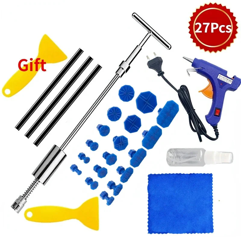 Paintless Car Dent Repair Kit – Glue Gun & Puller Tools