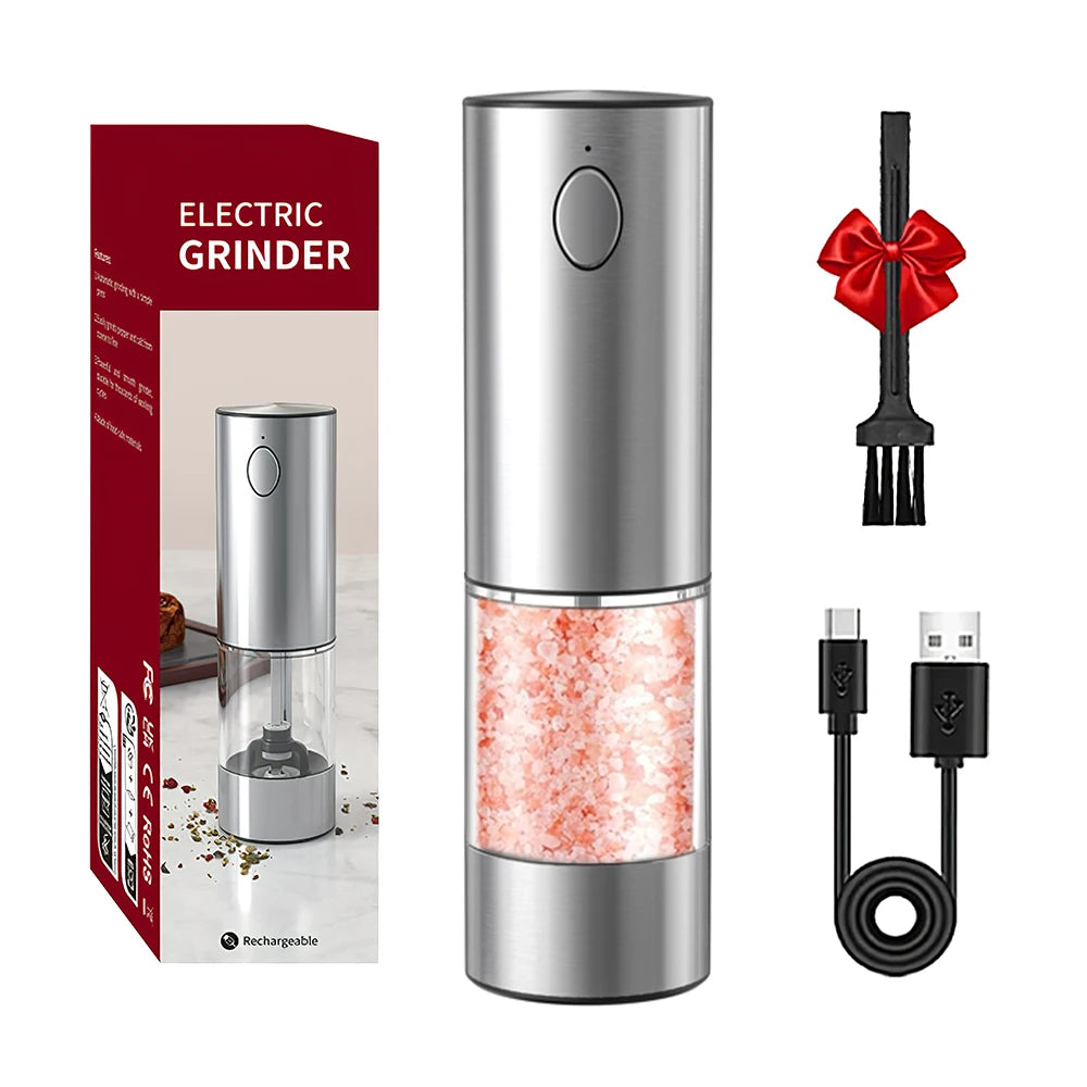 Electric Pepper Grinder USB Rechargeable – Salt & Spice Mill