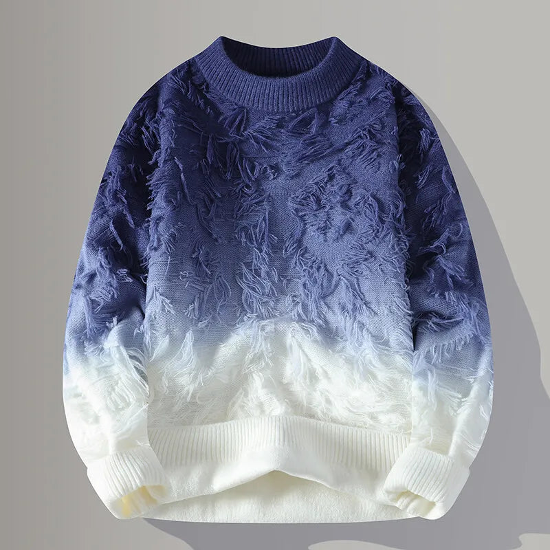 Men's Wool Knit Heavy Pullover Sweater Autumn Winter