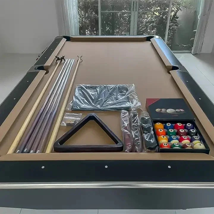 Marble Billiard Table Standard Commercial Adult American Black Eight Billiard Table