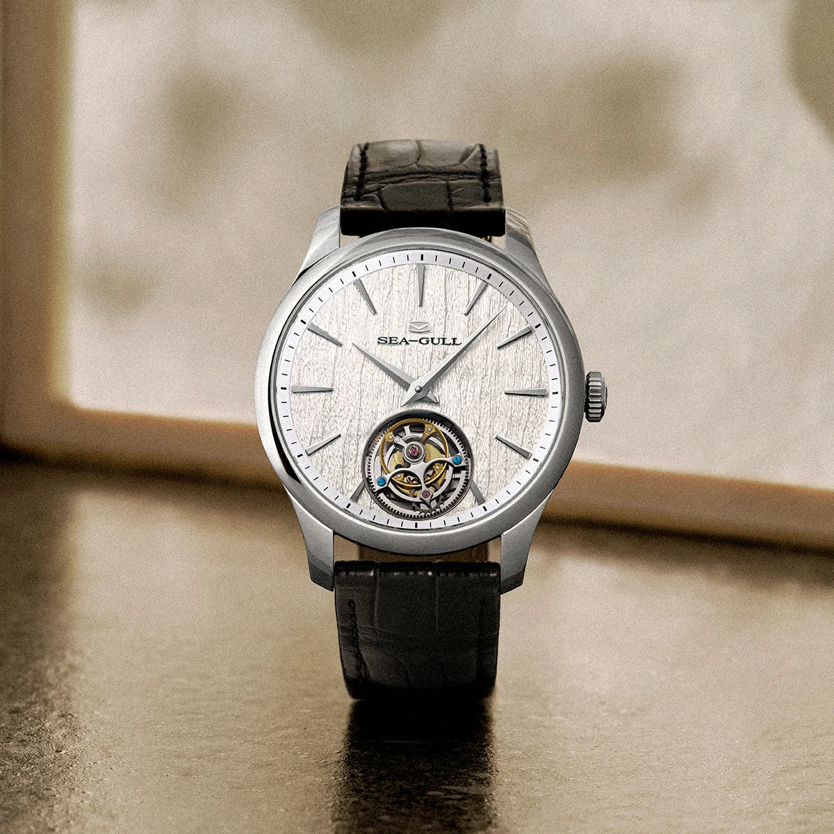 Seagull 70th Anniversary Edition Luxury Ultra Thin Tourbillon Men Automatic Mechanical Watch Free-Sprung Movement Top Clock 8850