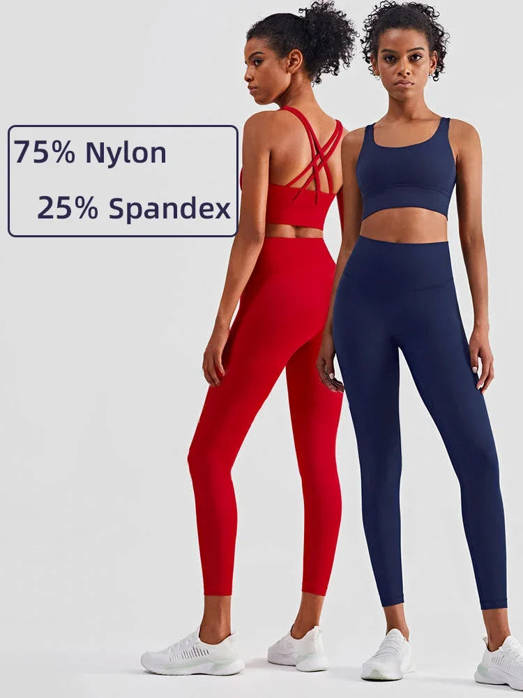 2-Piece Women's Yoga Tracksuit Sports Bra Set Fitness Casual