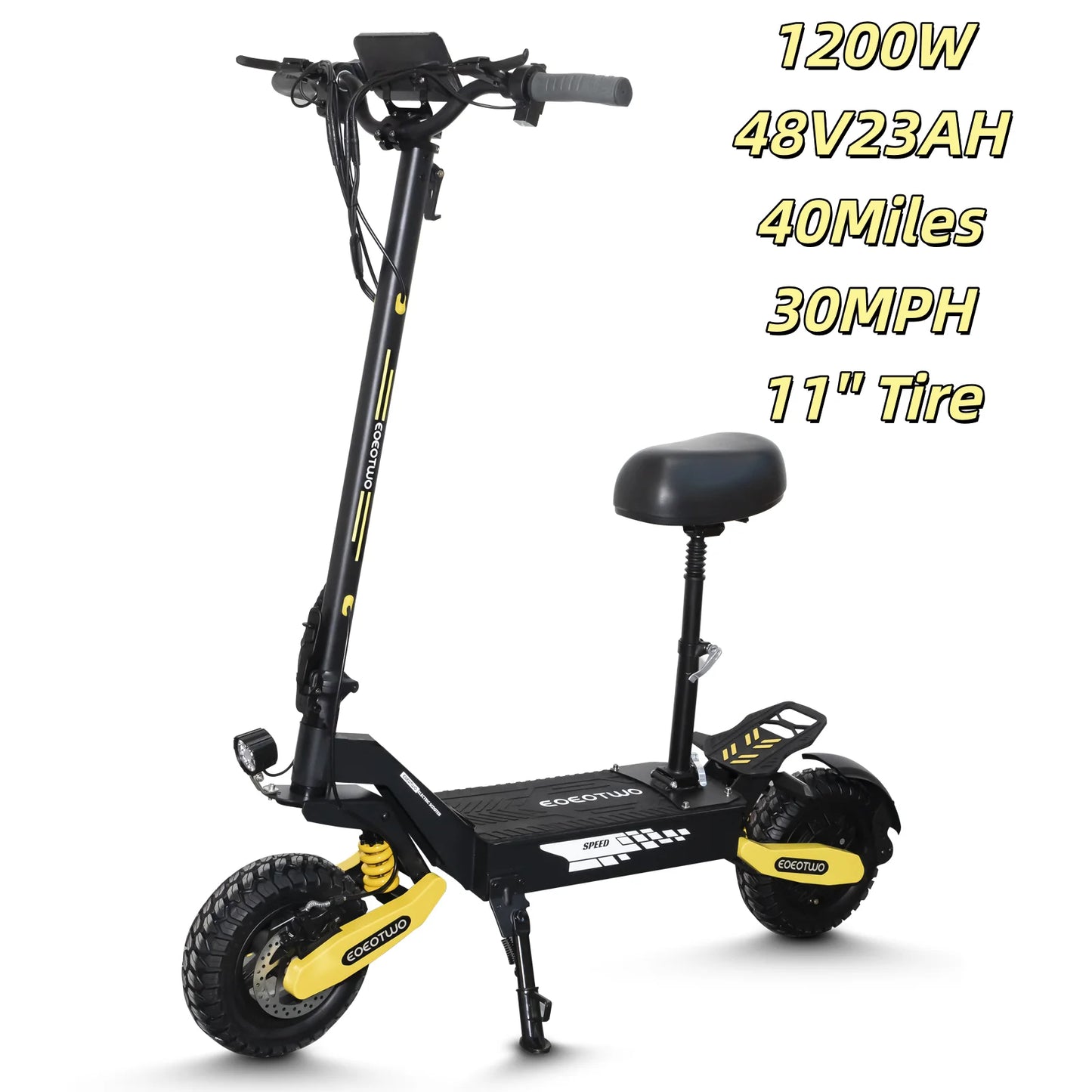 EOEOTWO 1200W Off-Road Electric Scooter 48V