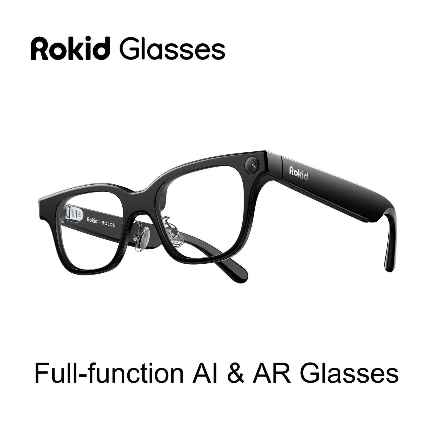 Rokid Glasses AI & AR Glasses with 89 Languages Live Translation Dual-eye Display 12MP Camera Ultra Light Smart Glasses - Teglex