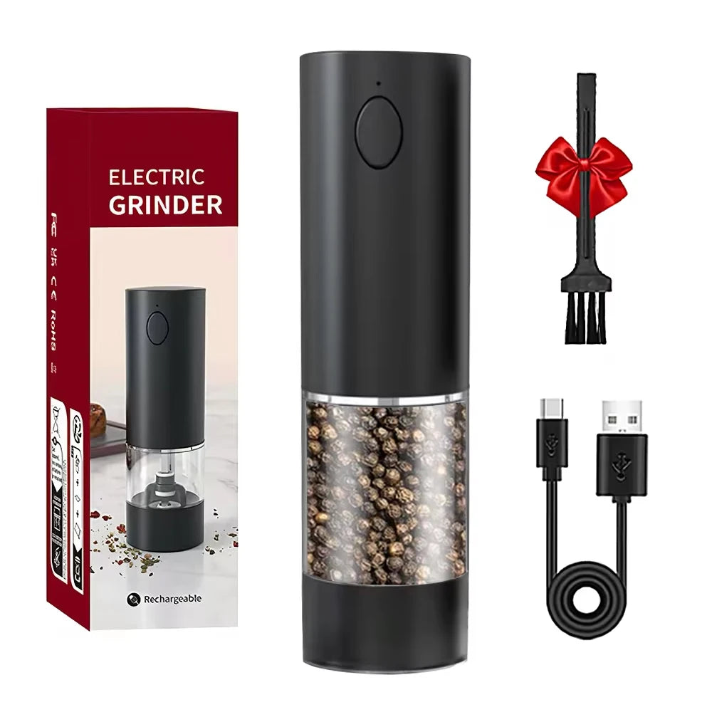 Electric Pepper Grinder USB Rechargeable – Salt & Spice Mill